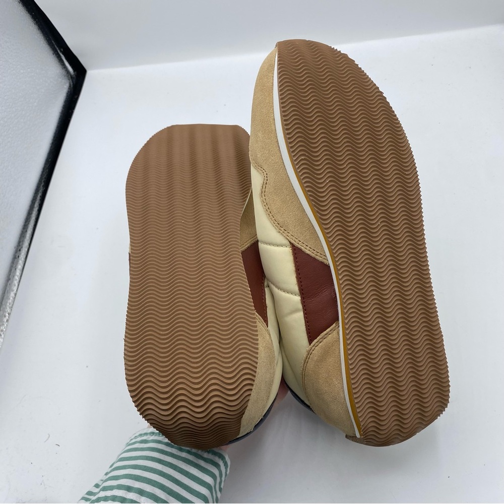 Madewell League Sneakers in Suede womens Size 9 men’s 7.5 French Vanilla Multi - Picture 5 of 8